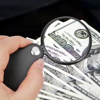 

DIYWORK Magnifying Glass Loupe Lens 5X Watch Repair Tool Mini Folding Jewelry Magnifier for Older Reading High-definition