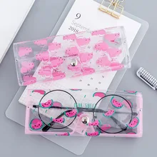 2019 NEW Cartoon Cute Travel Women Transparent PVC Eye Glasses Box Bag Case Protection Carry Box Eyewear Accessoires 2019 NEW Cartoon Cute Travel Women Transparent PVC Eye Glasses Box Bag Case Protection Carry Box Eyewear Accessoires