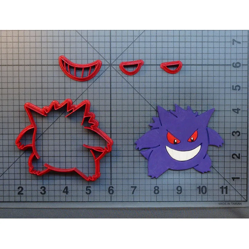 

Cartoon Character Pokemon Gengar Cookie Cutter Cake Decorating Tool Custom 3D printed Cake Cutter Fondant Mould Biscuit Cutter