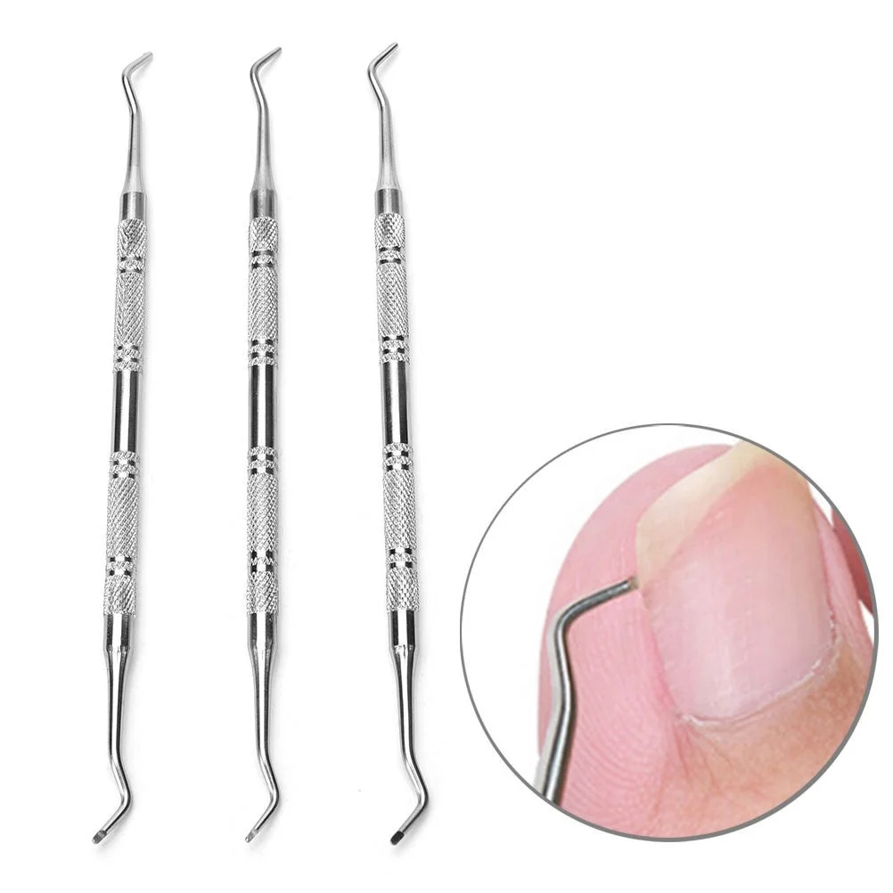 

AMSIC Professional Ingrown Toe Nail Lifter File Correction Tool Dual Double Ended Sided Pedicure Tool Foot Nail Care