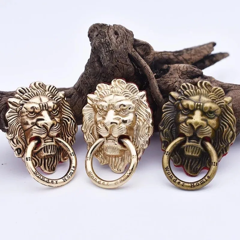 Vintage Lion Head Finger Ring Mobile Cell Phone Hand Stand Holder Rotatin Stand Holder Mount Bracket For Iphone Samsung Huawei