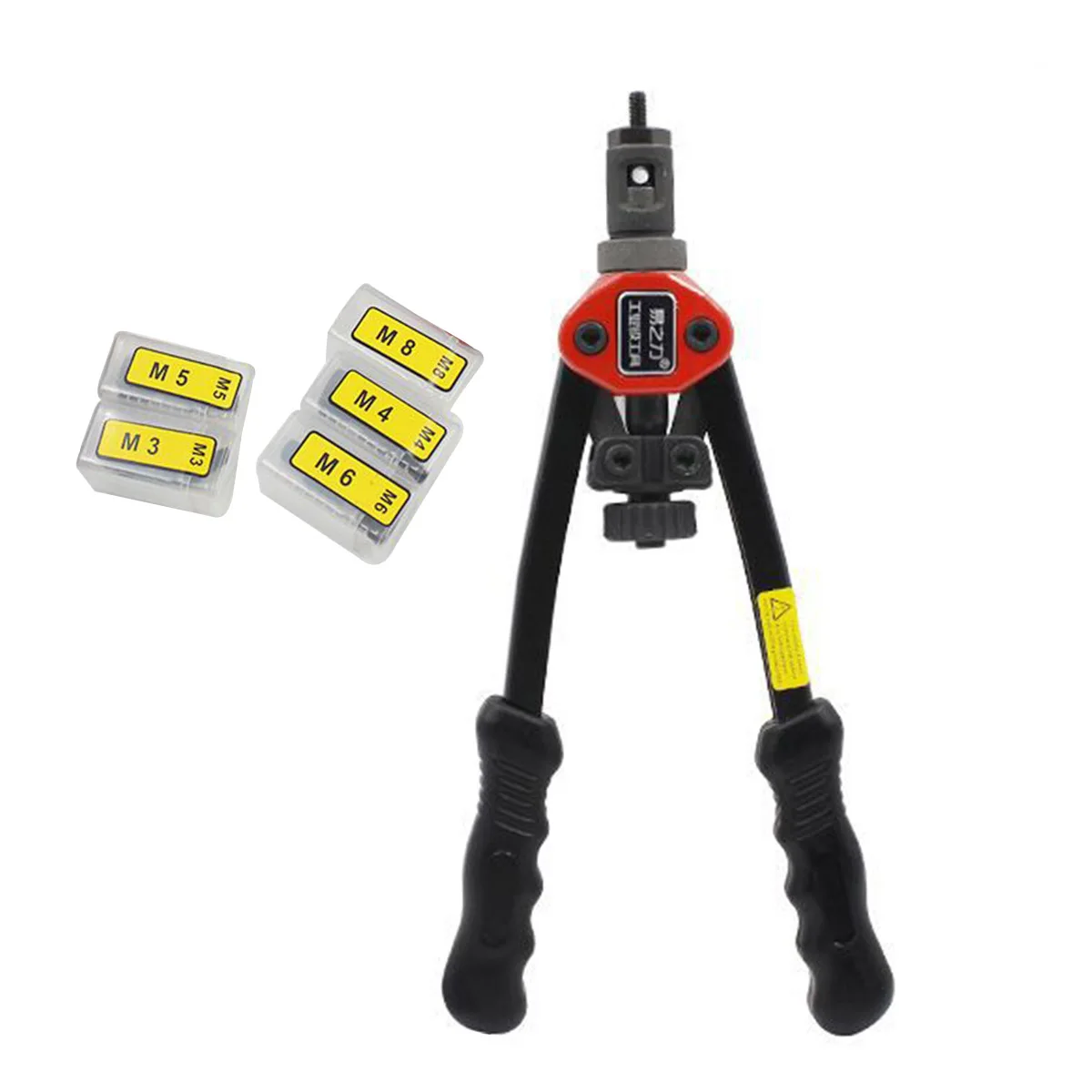 

Rivet Gun Professional Effort-saving Manual Nut Tool for M3 M4 M5 M6 M8