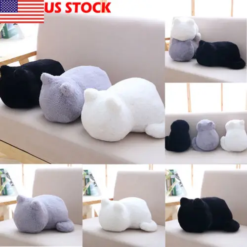 

Cute Cartoon Cat Plush Cushions Pillow Back Shadow Cat Animal Toys Kid Gifts