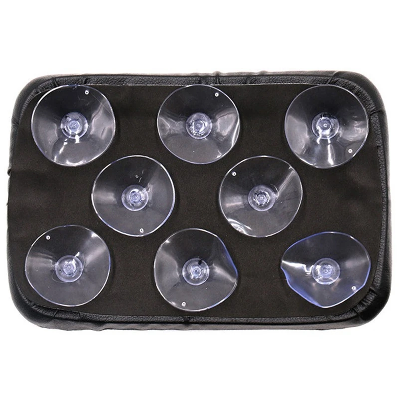 

New Universal Black Motorcycles Motorbike Pillion Pad Seat 8 Suction Cup Custom Chopper Bobber For Honda Suzuki Kawasaki Harle