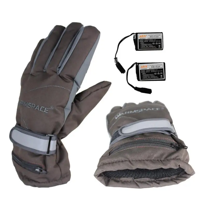 

2018 New Hand Back Heating Electric Gloves Rechargeable Warm Gloves 4 Hours Heating Waterproof Windproof Heated Gloves