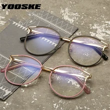 YOOSKE модные очки кошачий глаз оправа женские оптические линзы близорукость очки оправа женские поддельные очки