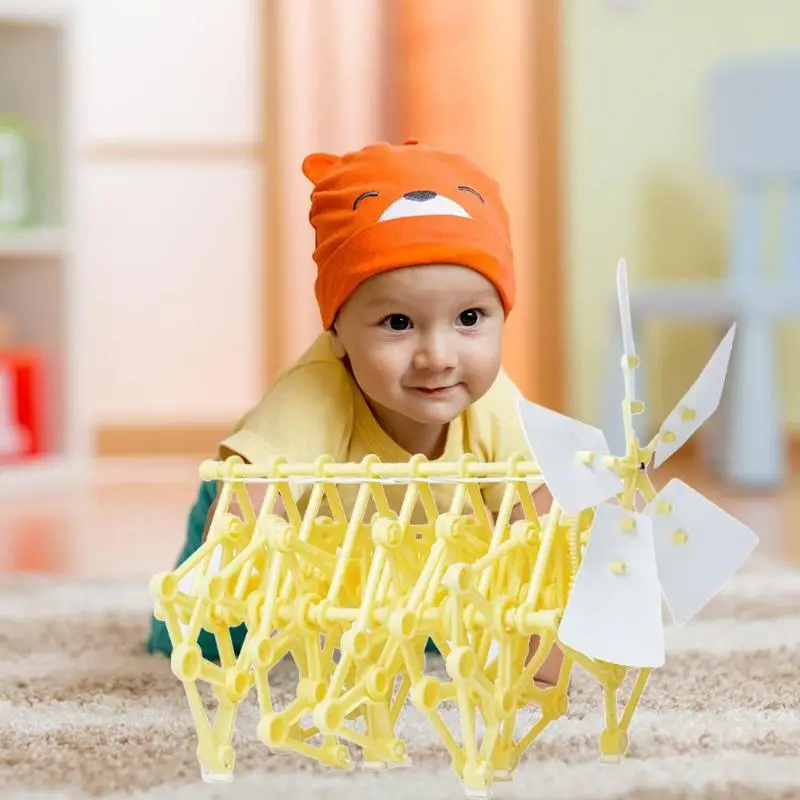 

Creative Children Puzzle 3D DIY Assembled Wind Power Beast Toy Intellectual Toy Educational Toy Kid Visual Capture Training Gift