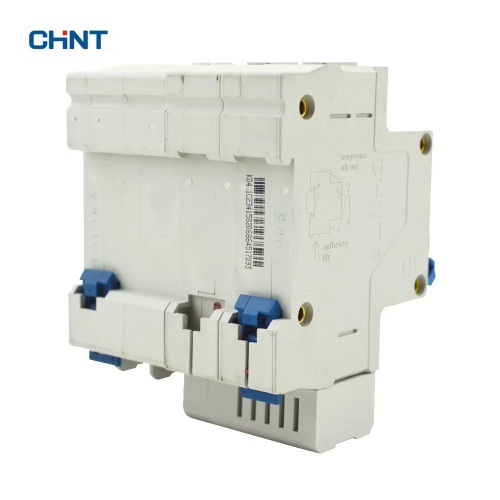 CHINT 60A низковольтный выключатель остаточного тока DZ47LE 63 C60 2P прерыватель цепи при