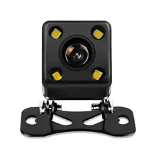 Универсальный HD CCD 4 светодио дный DC12V Ночное Видение заднего вида Камера 170 Широкий формат обратный заднего вида резервного копирования Парковка Камера