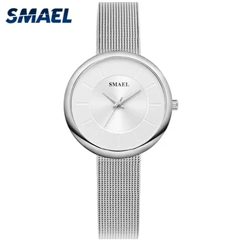 

SMAEL Women Fashion Brand 1908 Watch Female Relogios 30M Waterproof Wristwatch Chronograph Auto Date Watches Sport Quartz Clock