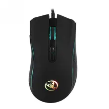 HXSJ 7 светодио дный Backlits провод игровая Мышь 1200/1600/2400/3200 Точек на дюйм точное позиционирование USB Gaming Мышь для ноутбука/PC компьютер