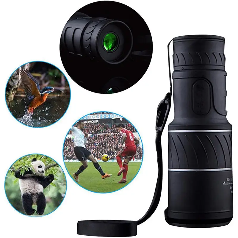 1 Set of Hunting Monocular Handheld Night Vision HD Optical Telescope Hunting Outdoor Camping Sports Telescope Spotting Scope