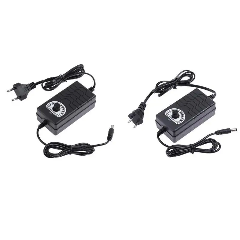 

Adjustable EU US AC to DC power Adapter 3V-24V 2A 48W Power Supply Motor Speed Controller for Motor Drill Speed Controller