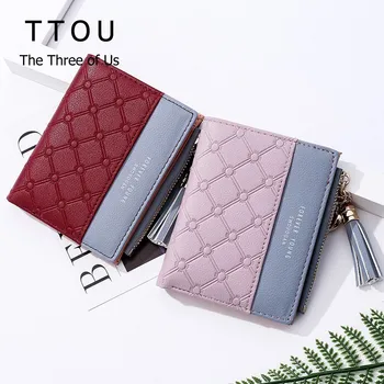 

TTOU Women's Cute Fashion Purse Leather Long Zip Wallet Coin Card Holder Soft Leather Phone Card Female Purse
