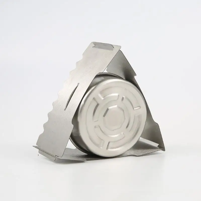 Mounchain Outdoor Mini Kitchen Alcohol Stove Camping Stainless Steel + 3pcs Windscreen | Спорт и развлечения