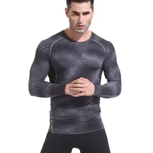 Колготки Топ с длинным рукавом мужская Спортивная Футболка быстро сохнет дышащая Спортивная гимнастическая майка Мужская Фитнес Футбол Футболка для бега футболки