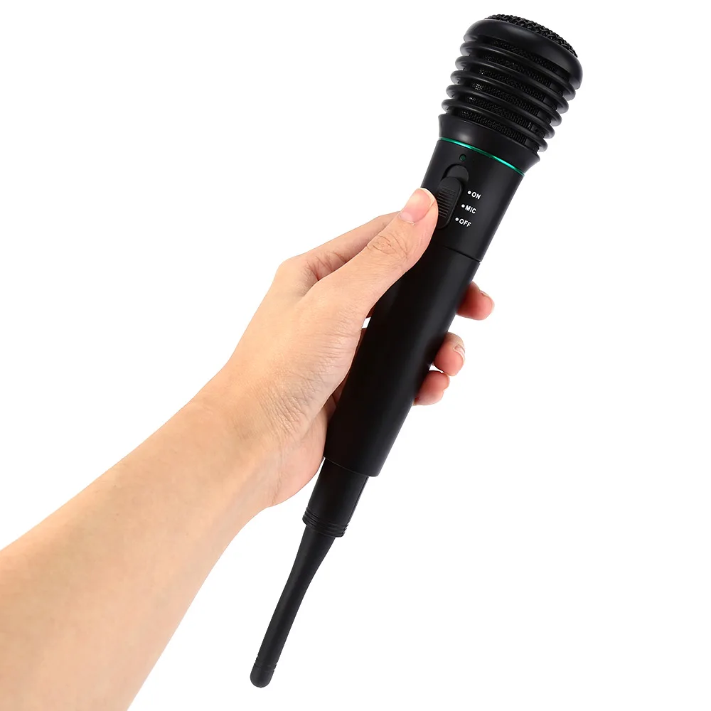 

Excelvan WM308 Professional 2 in 1 Wired Wireless Karaoke Microphone with Receiver for KTV Club Party Karaoke Singing