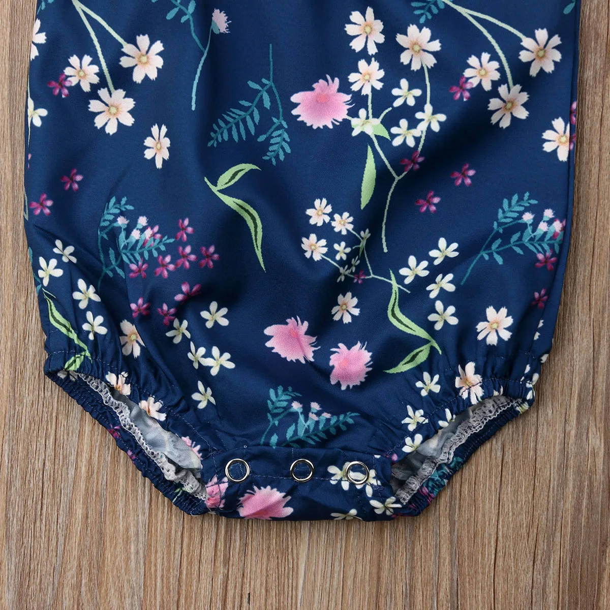 Pudcoco/Новинка; брендовый кружевной комбинезон с цветочным принтом для маленьких девочек; комбинезон; Sunsuit
