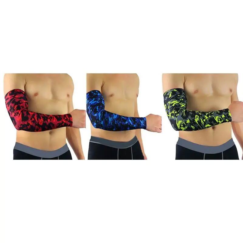 

2PCS Breathable Sunscreen Elbow Guard Absorbent And Sweat Discharge Protector Sleeve Soft And Comfortable Sports Armguards