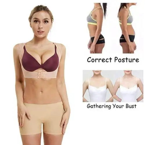 

NEW Ladies Shoulder Cinechers Girdle Belt Posture Corrector Shapewear Women Compression Chest Brace Up Support Tops Trainer Belt
