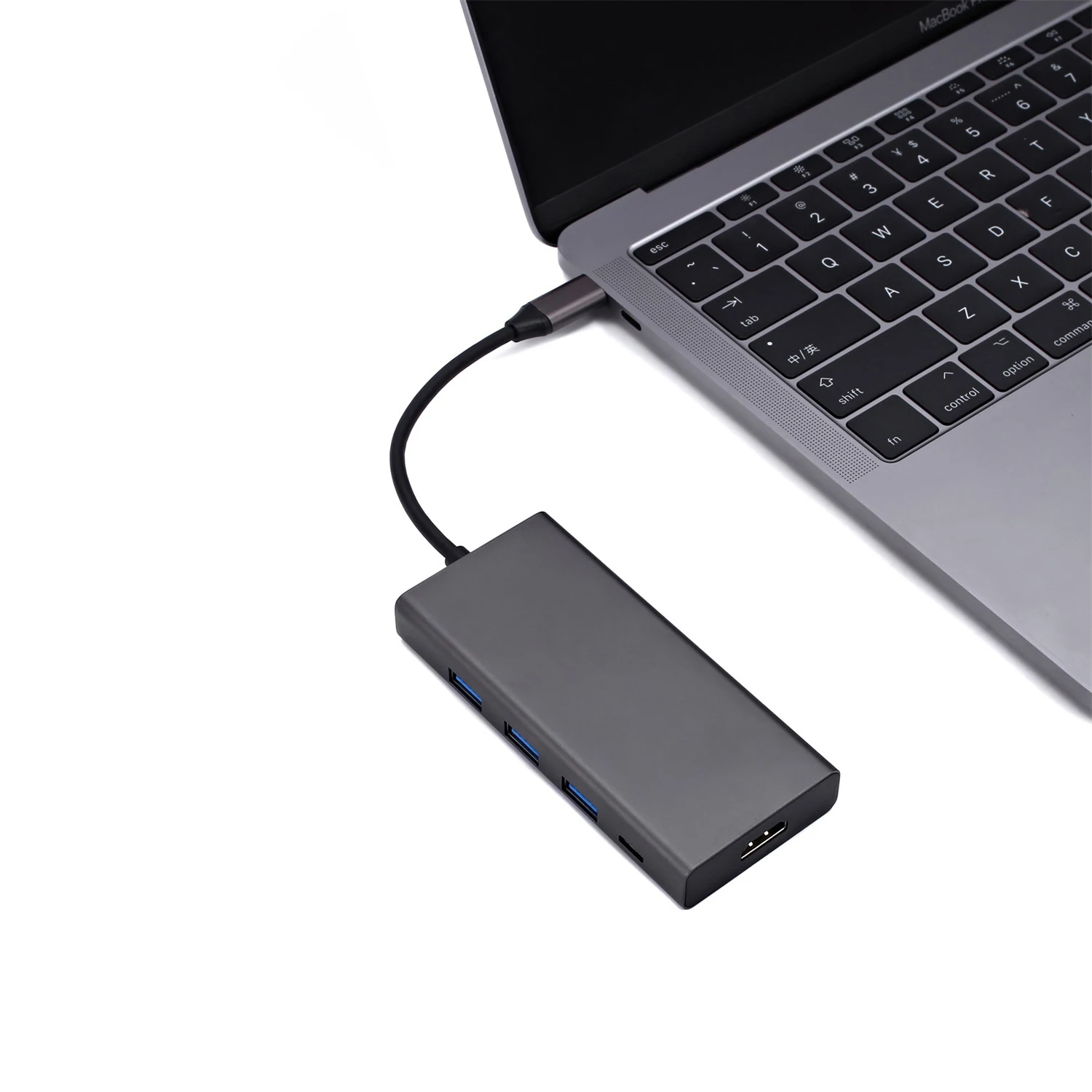 5 в 1 USB C концентратор, usb type C 3,1(совместимый Thunderbolt 3) 4K HDMI адаптер, USB-C к многопортовой док-станции HDMI/USB 3,0 USBC PD Po