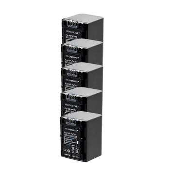 

5PCS 3000mAh NP-FV70 NPFV70 NP FV70 Batteries For Sony NP-FV50 NP-FV60 HDR-CX230 NP-FV30 HDR-CX150E HDR-CX170 CX300 Z1 Battery