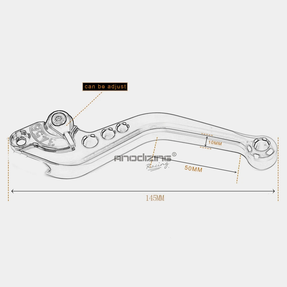 Мотоцикл 2 шт. Короткие сцепные рычаги для Honda PCX 125 150 PCX125 2010 2011 2012 2013 скутер