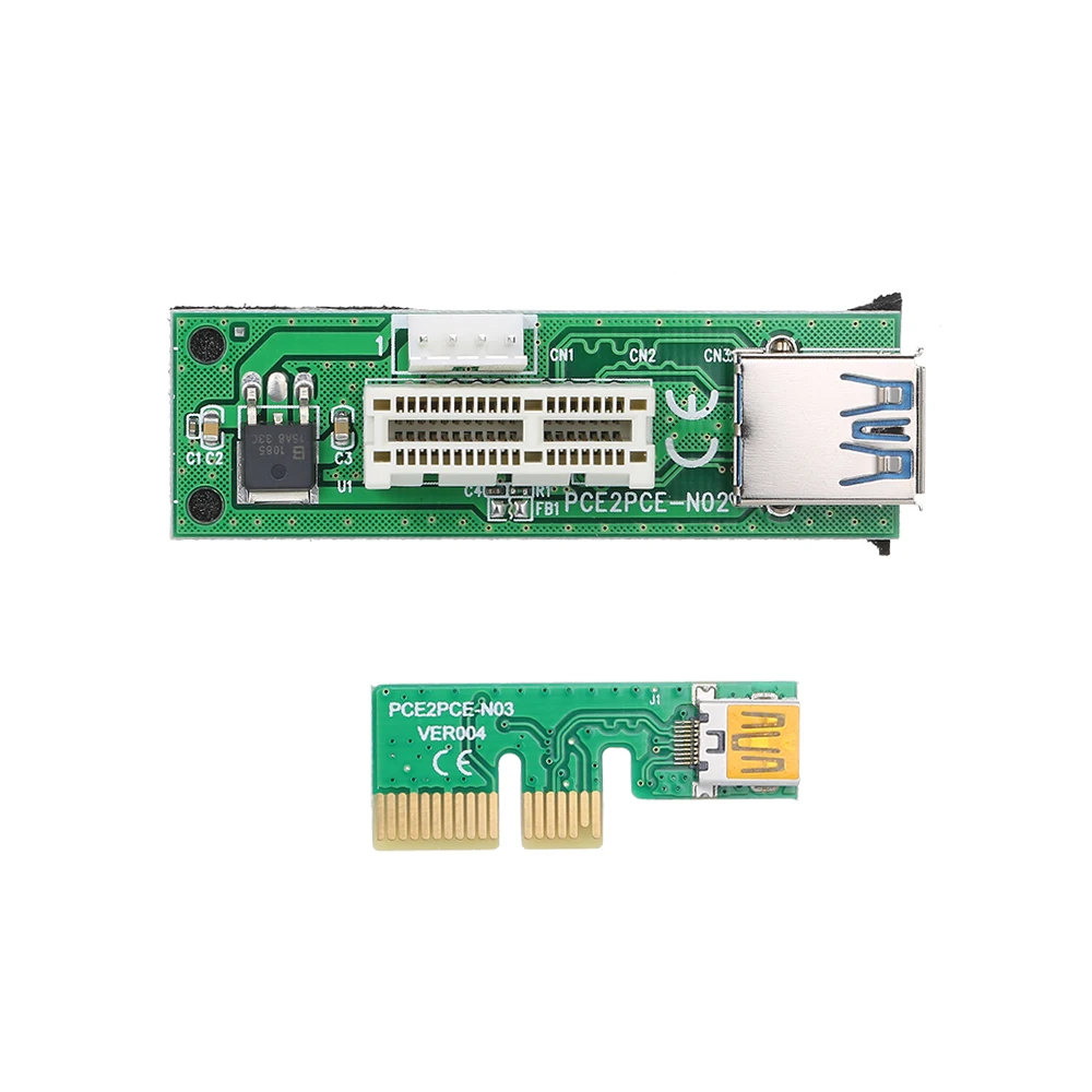 Удлинительный кабель Mini PCI E X1 плата расширения PCIE 1X под прямым углом 90 с usb кабелем