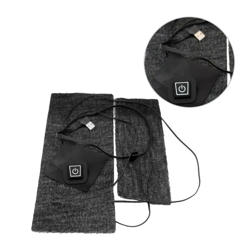 Электрическая грелка USB перезаряжаемая нагревательная ткань для одежды жилет здоровье наколенники ремни нагревательная ткань