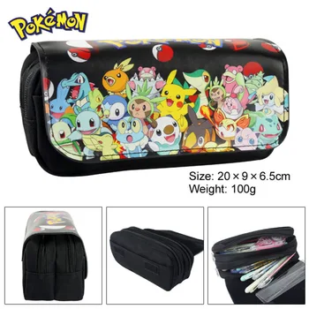 Pokemon Go  Cosmetic Bags Cases Stationery bags Pocket Monster Zipper Student Pencil Case Bag/Office School Supplies