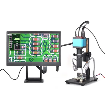 

14 Million Pixels Full HD Color Screen Digital Magnifier Microscope 1 / 2.3 Inch Electron Microscope Image Sensor With Bracket
