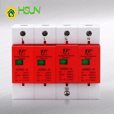 

STYHOMSUN ADM5-100KA-4P Power Supply Lightning Protection Organ Surge Protector Organ Power Supply Lightning Protection Modular