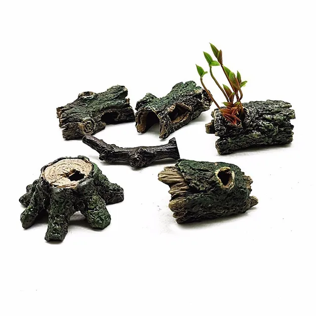 Fake Tree Stump Artificial Bark Branch Model Figurine Craft Miniature