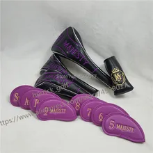 Maruman Величества Prestigio 9 чехол для головки клюшки для гольфа Чехлы водитель проход древесина#3#5 Утюги#5 Па-клюшки полный набор подголовники