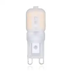 Светодиодный лампочка-груша 360 градусов света AC 220-240 V галогенные 3000 K, 6500 K 3 W/5 W G9 лампы 110 V-130 V/220 V-240 V