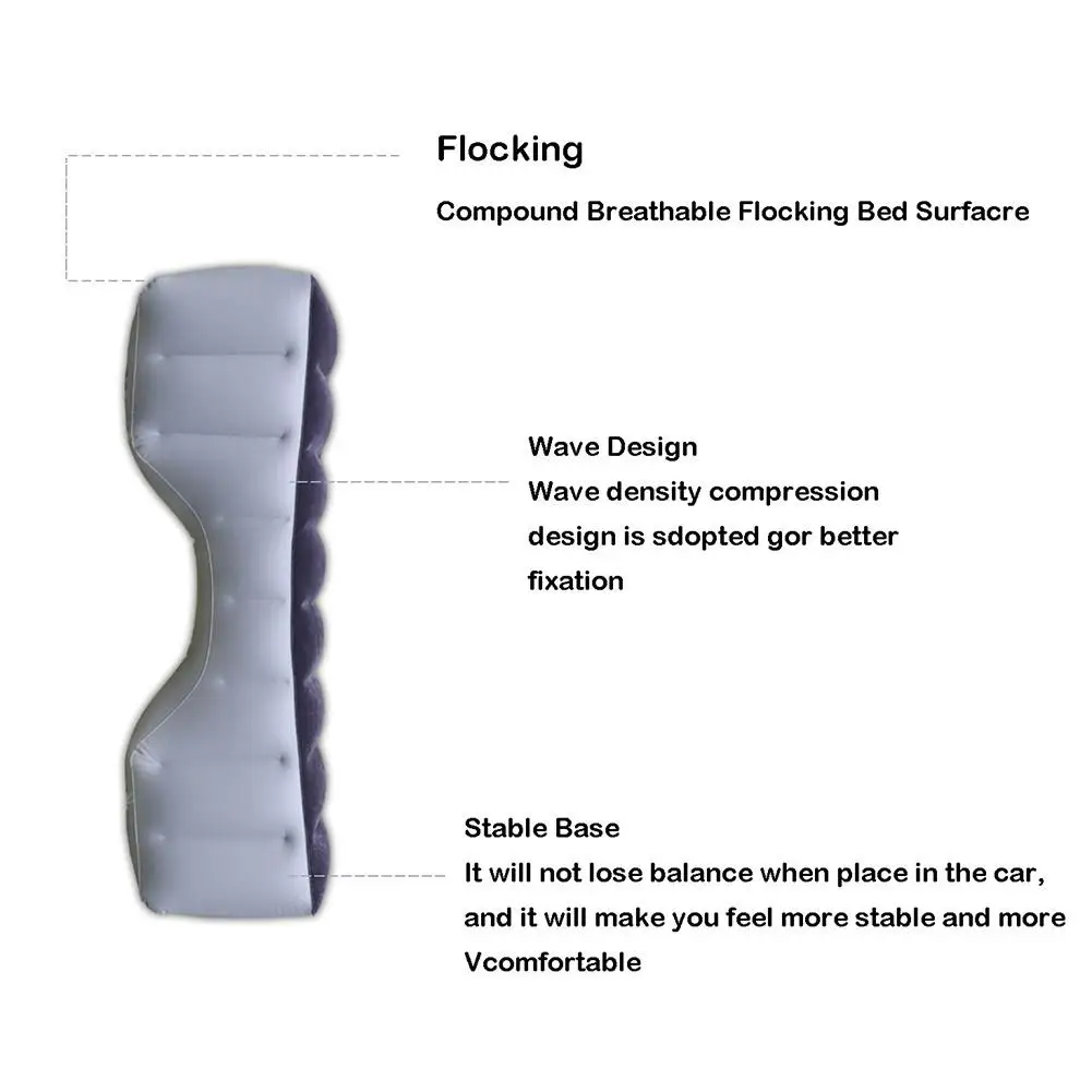  Car Mattress Inflatable Back Seat Gap Pad Air Bed Cushion For Car Travel Camping Car Accessories St