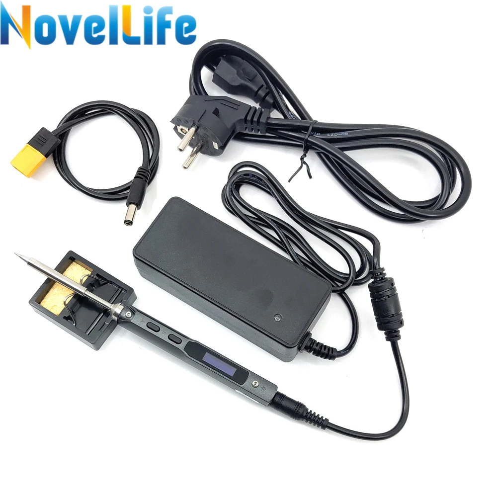 TS100 65W Mini Electric Soldering Iron Station Power Supply Kit Digital