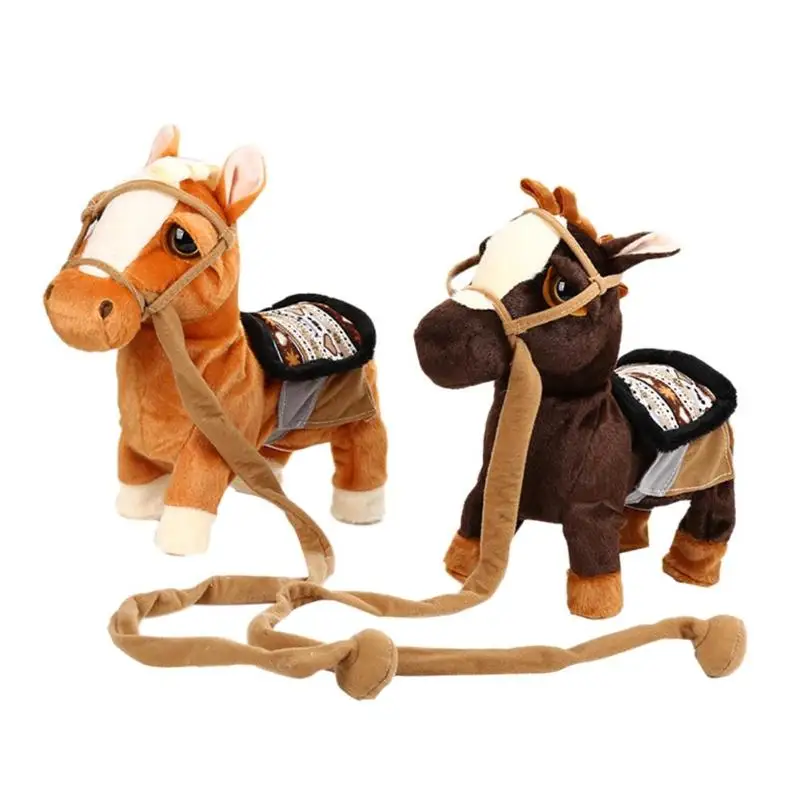 Cute Electric Walking Plush Toy Kids Doll Sing Song Animal Toy