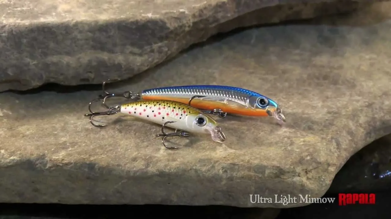 Светильник Rapala ULTRA MINNOW Ulm06 рыболовная приманка 6 см/4 г для дайвинга 0,6-0,9 м дизайн 2 крючка литье и Троллинг поддельная приманка