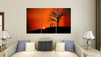 

Canvas Poster Home Decoration Modular HD Printing 3 Star Room Fresco Art Digital Painting Decor