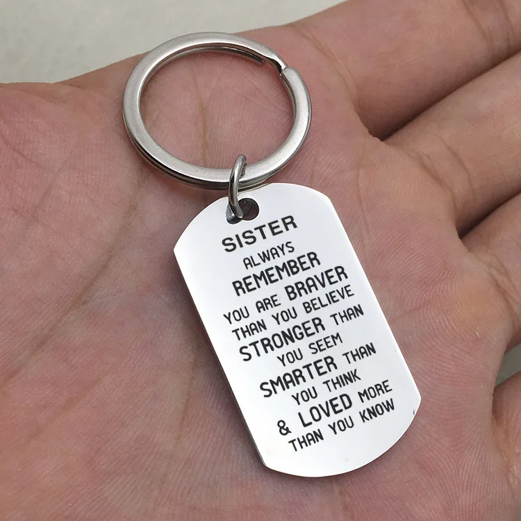 

Stainless Steel Keychain 2019 New Arrival Keychains Jewelry for Sister YP7177