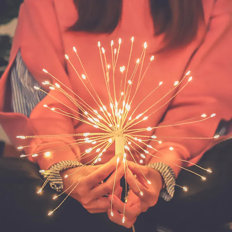 Buy Outdoor fireworks copper wire LED string 100leds