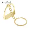 Lightweight Zinc Alloy English Horse Riding Equestrian Sports Stirrup Key Chain Holder 6