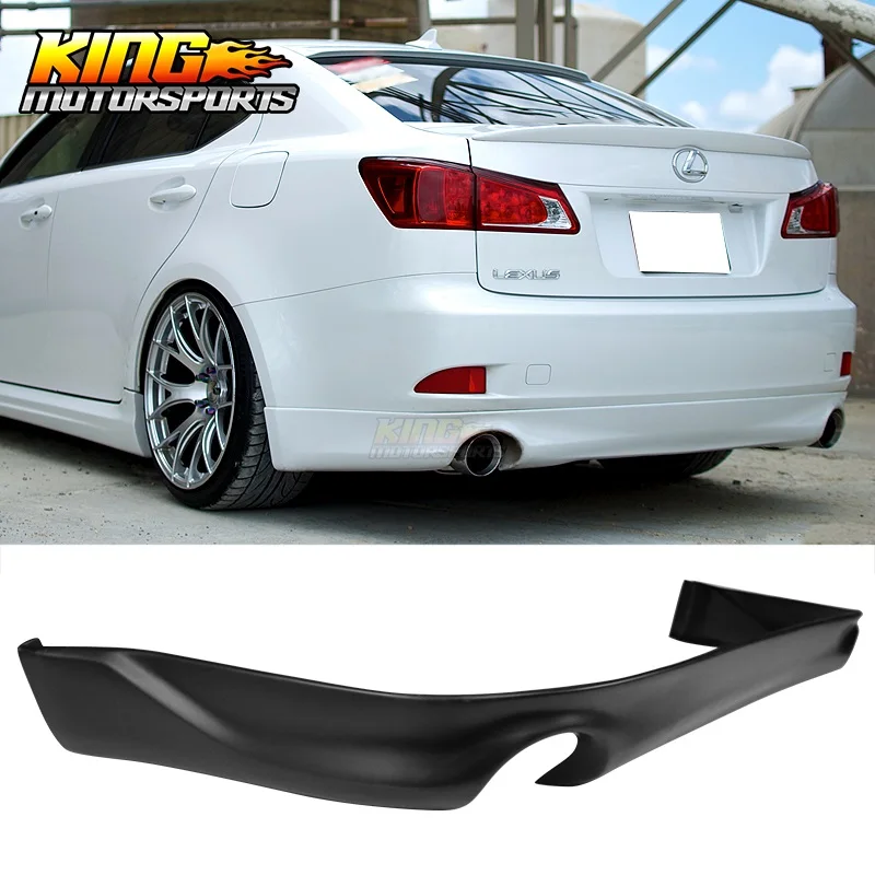 Fits 06 12 Lexus IS250 IS350 Rear Bumper Lip Spoiler OE Style PUin Bumpers from Automobiles