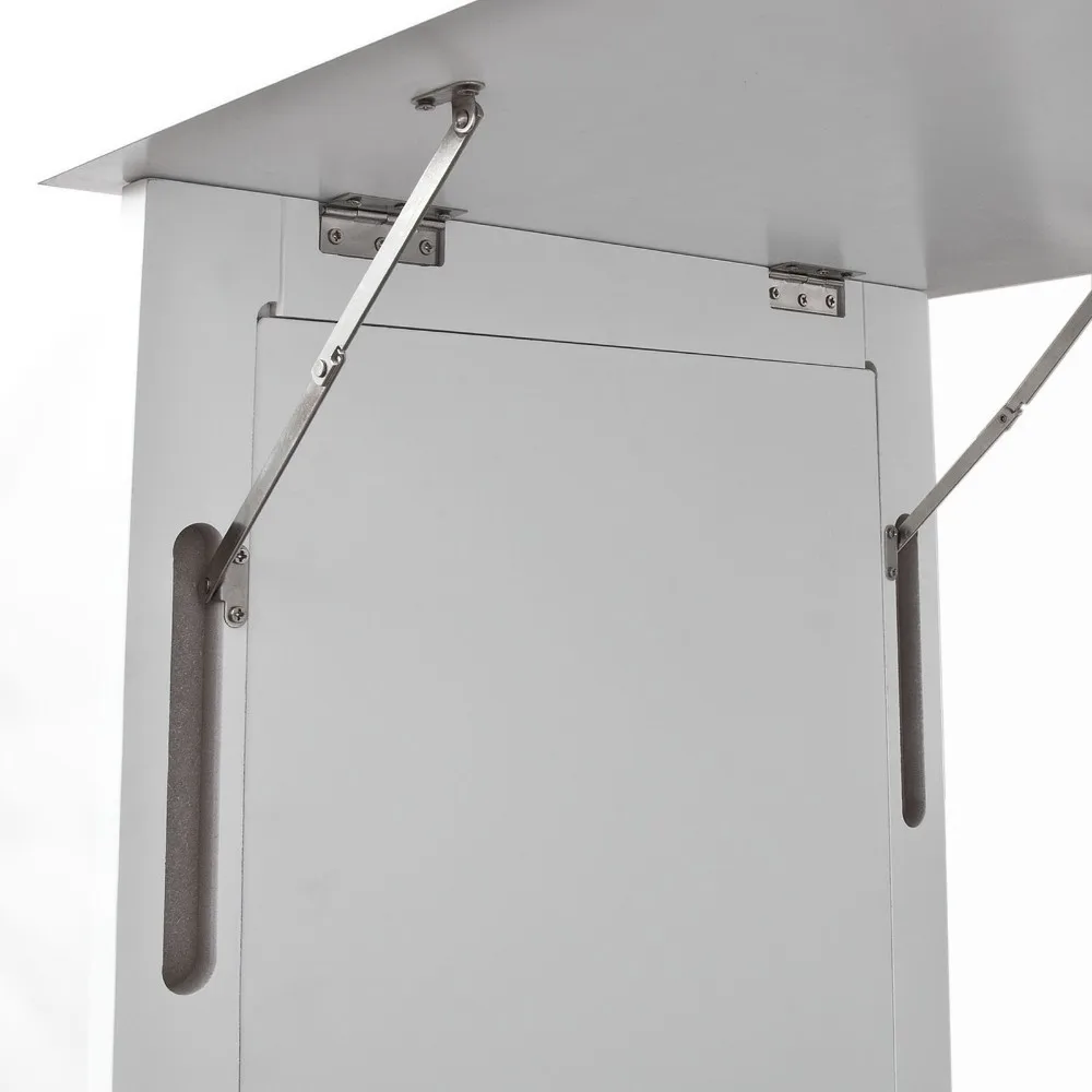 SoBuy White Folding Wall-Mounted Drop-Leaf Table, Kitchen & Dining Desk with Blackboard FWT20-W