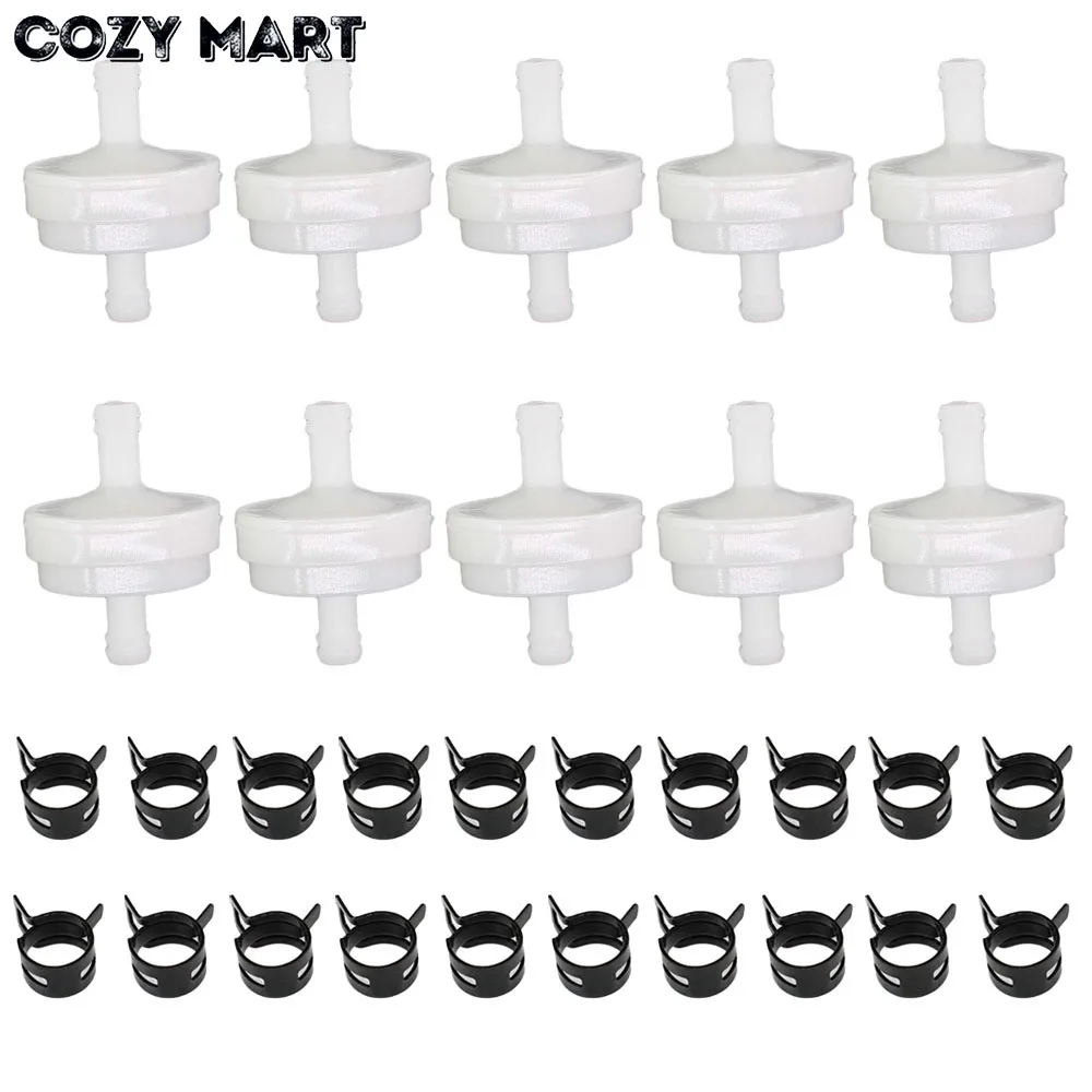 Топливный фильтр 10X ДЛЯ Briggs &amp Stratton 394358 B 394358S 4112 5098 H 5098K всем 02910800 Gravely 21534000 Toro 56-6360