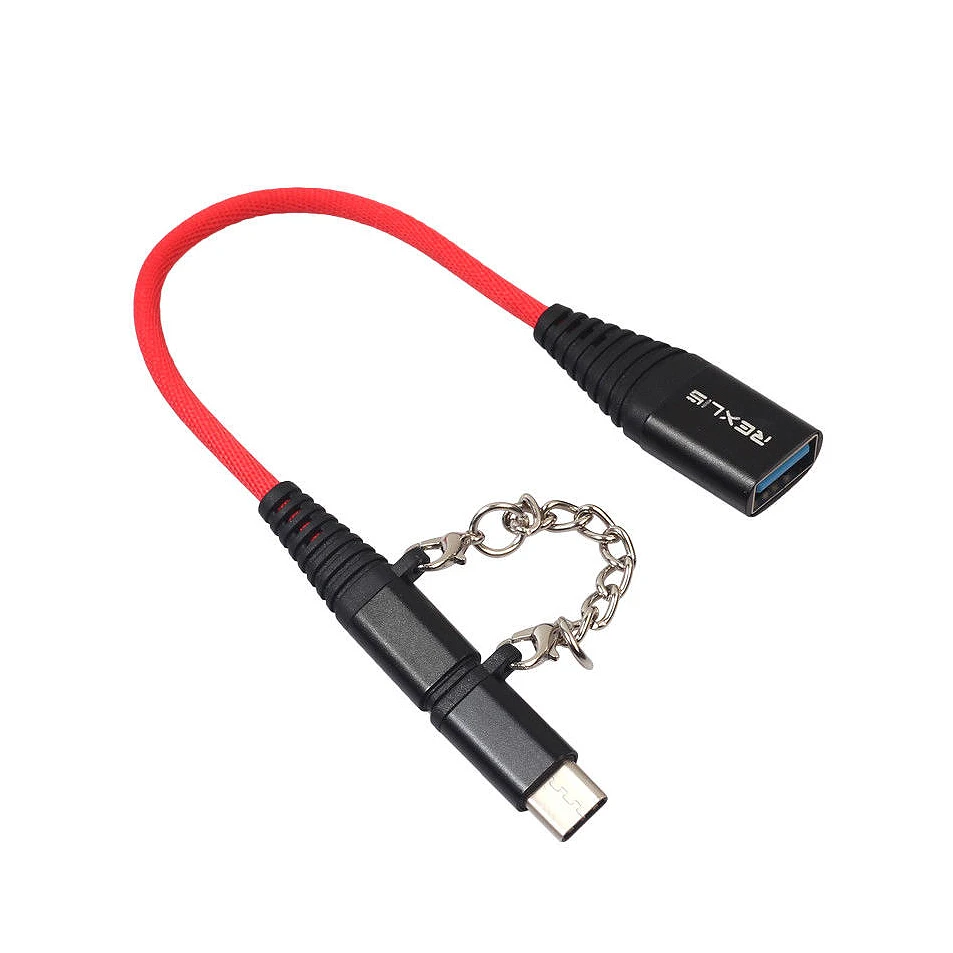 Микро-Тип usb C до USB-A 3,0 Женский Кабельный адаптер-переходник для Mac samsung S9 черный