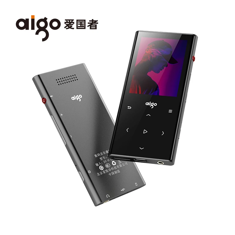 Новинка AIGO M1 металлический Mp3 плеер HIFI Lossess FM радио Запись шагомер BT 4 1 Встроенный