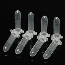 2 ML flacons en plastique transparent conteneur bouchon à pression Micro centrifugeuse Tube Tube à essai flacon pour laboratoire échantillon échantillon fournitures
