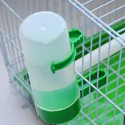 4x клетка для домашних птиц водная поилка еда подачи пластик Waterer клип для клетка для птиц